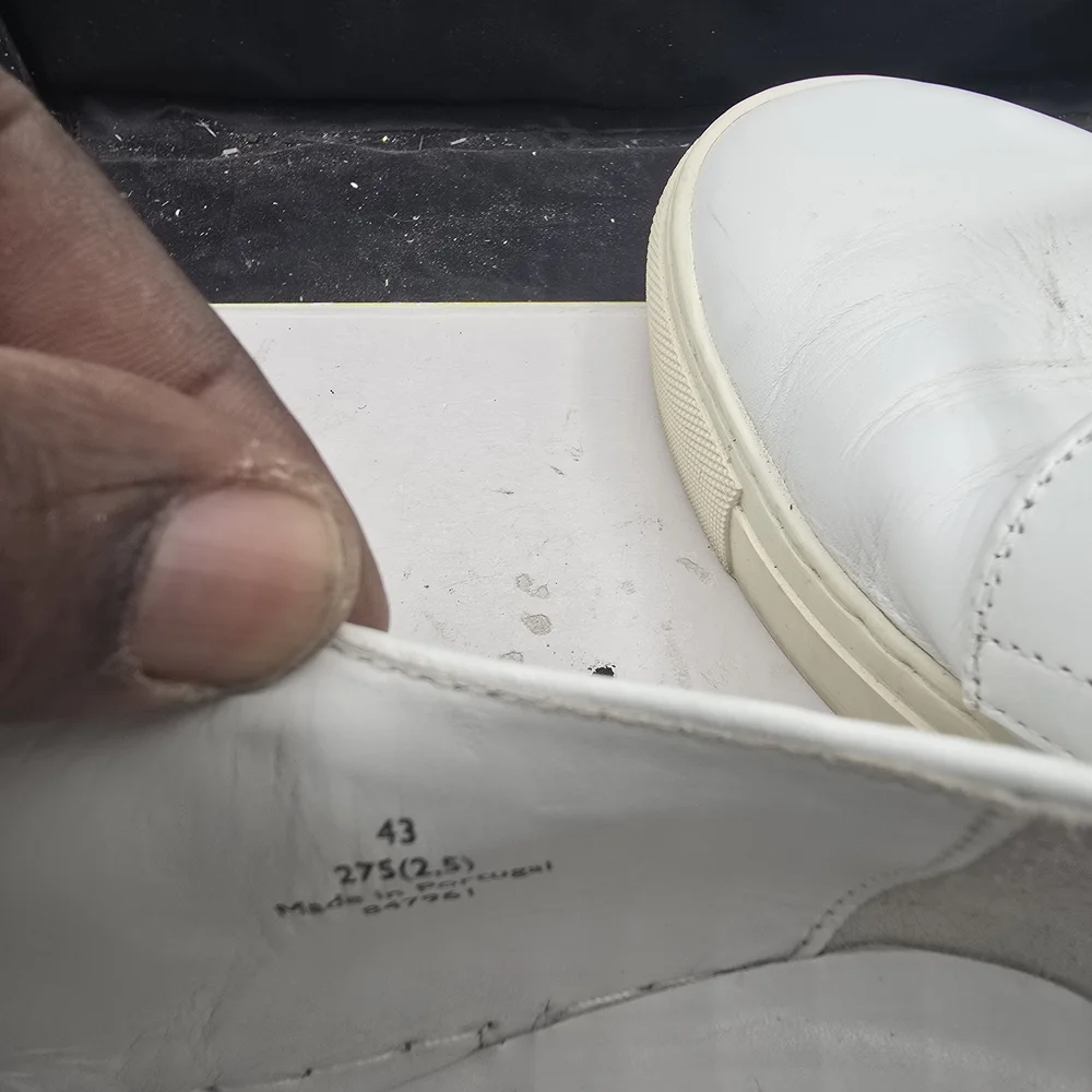 COS White Leather‎ Derbys